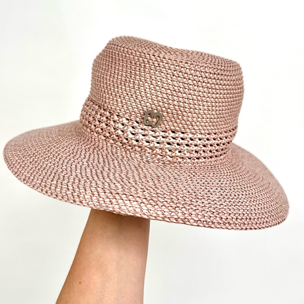 Eric Javits Pink Woven Hat